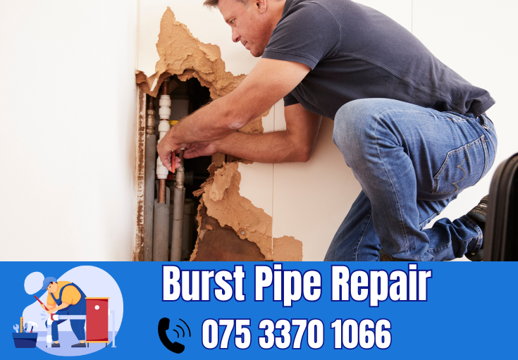 burst pipe repair Hythe